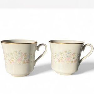 Lenox Daisy Bouquet Porcelain Mugs